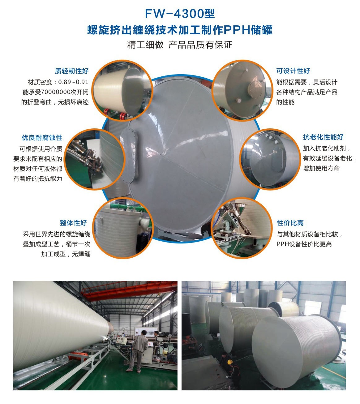 中浩pph储罐特点