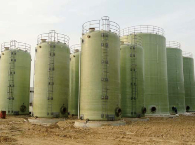 浙江金帆达生化玻璃钢储罐项目