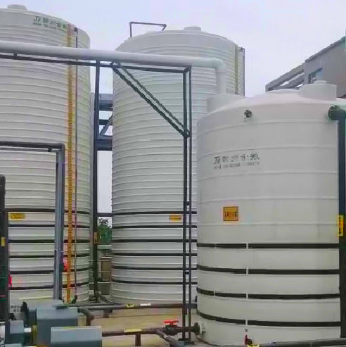 江西某电子材料公司大型储罐案例（PPH储罐+PE储罐）